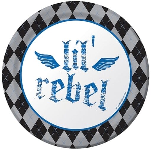 First Rebel Plates Paper 7&Quot; 8Ct