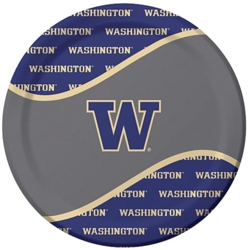 Univ Of Washington Plates 9&Quot; 8Ct