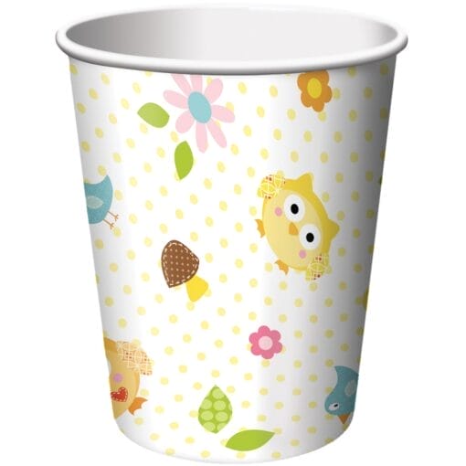 Happi Tree Paper Cups Hot/Cold 9Oz 8Ct