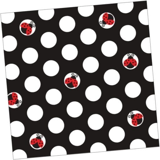 Ladybug Fancy Napkins Beverage 16Ct