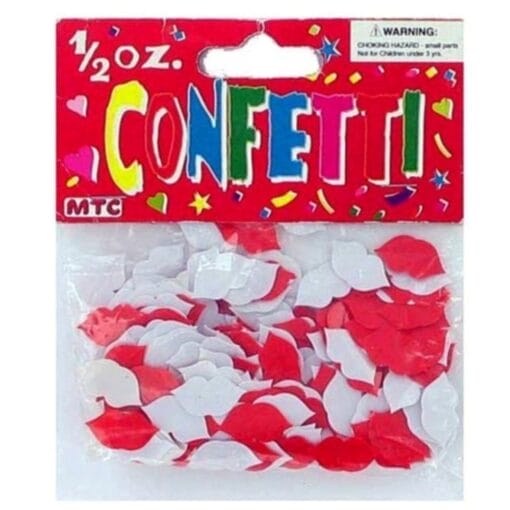 Confetti Lips Red &Amp; White 1/2Oz