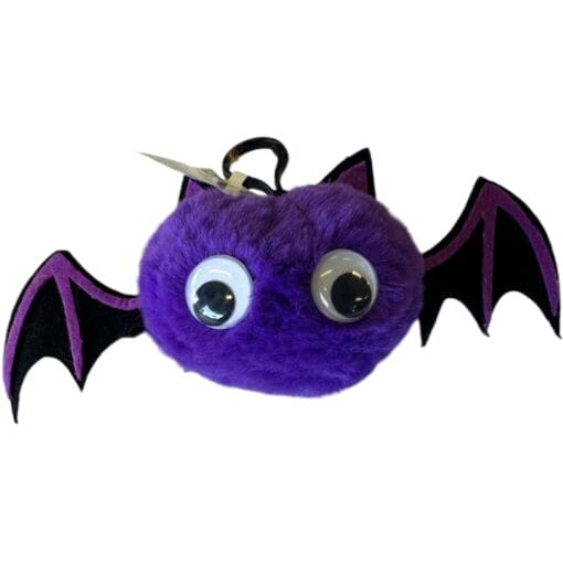 Puffball Bat Backpack Clip