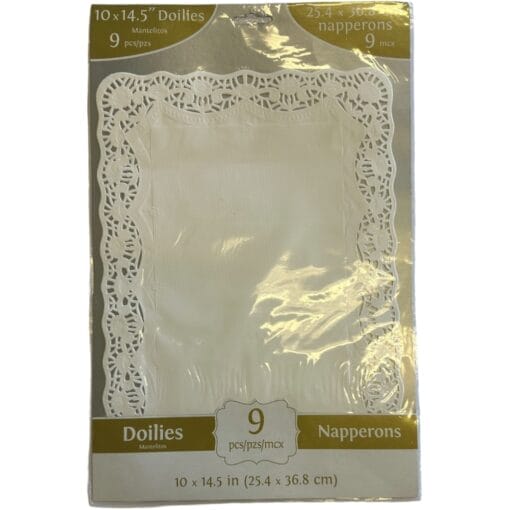 White Paper Doilie Placemats 10&Quot;X14.5&Quot;