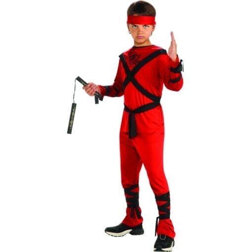 Ninja Red Child Fuller Cut Costume