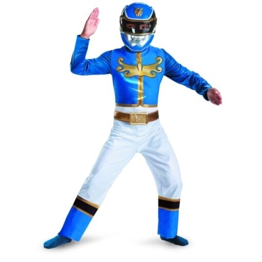 Power Ranger Blue Megaforce Chld Costume