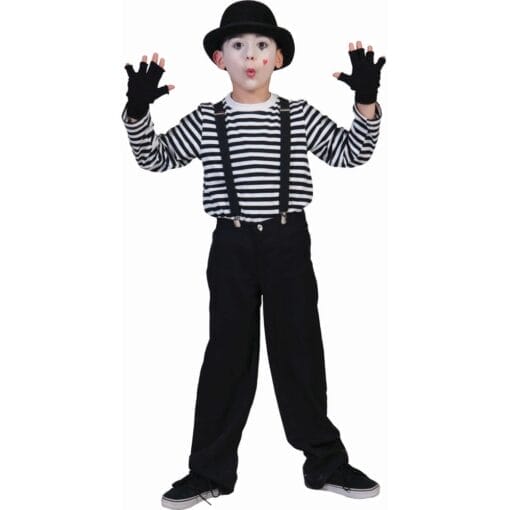 Striped Shirt Black &Amp; White Child Size