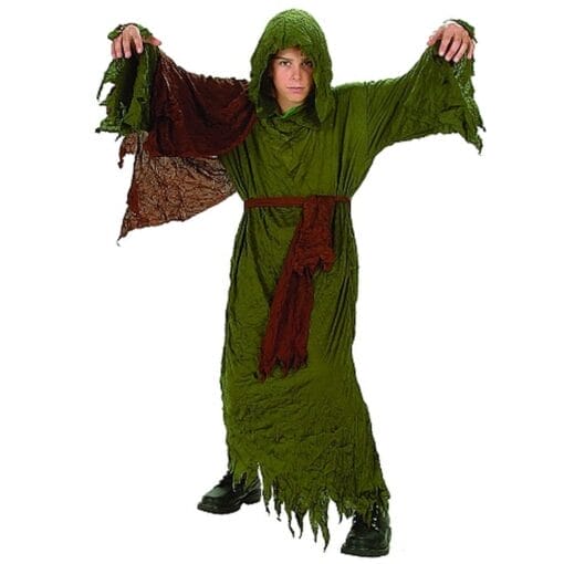 Swamp Creature Olive Gauze Robe