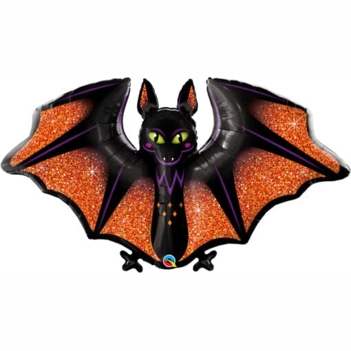 50&Quot; Shp Glitter Bat Balloon