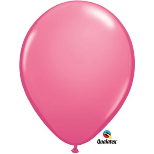 5&Quot; Fsh Rose Latex Balloons 100Ct