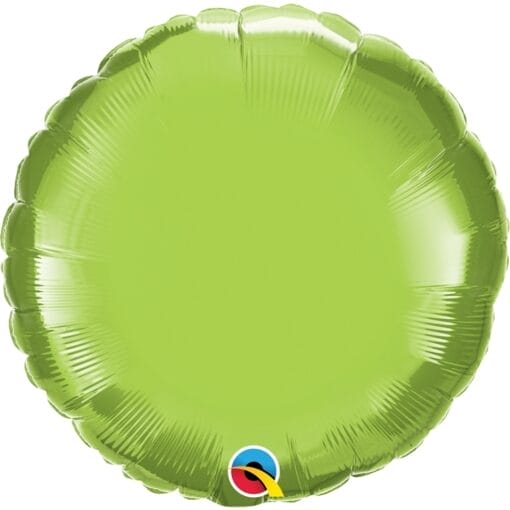 18&Quot; Rnd Lime Green Foil