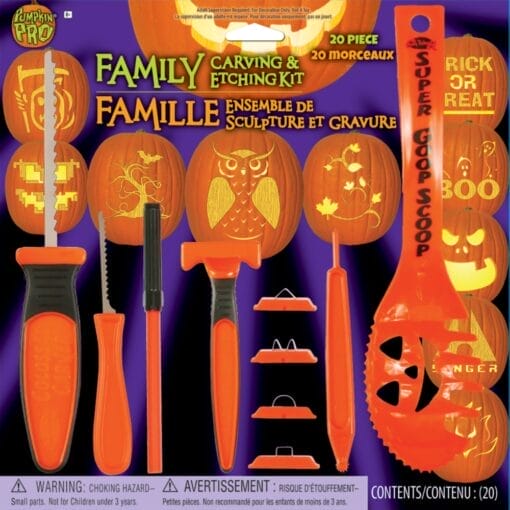 Family Pumpkin Carving &Amp; Etching Kit 20Pcs