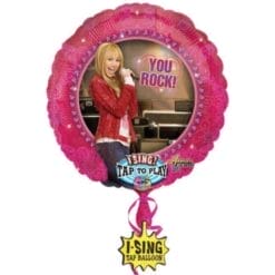 28" RND Hanna Montana Singing Balloon