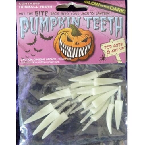 Pumpkin Teeth Glow Small