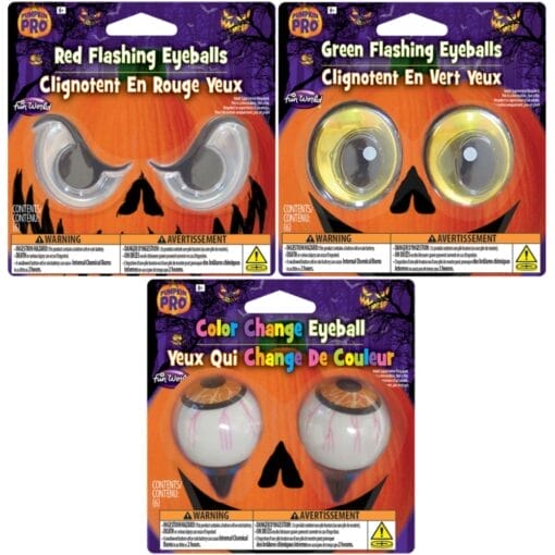 Pumpkin Flashing Eyeballs