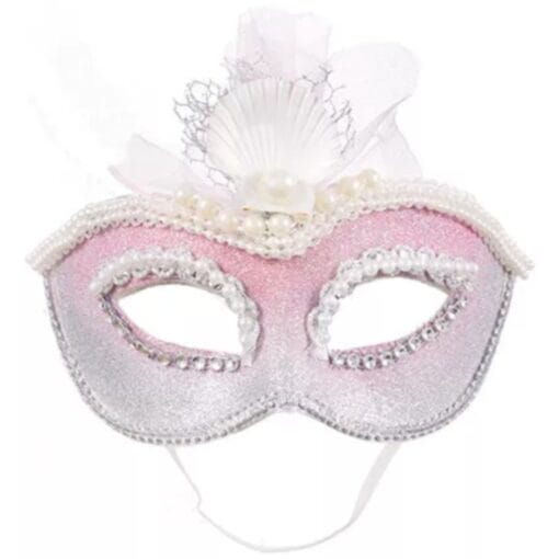 Pearl &Amp; Shell Masquerade Mask