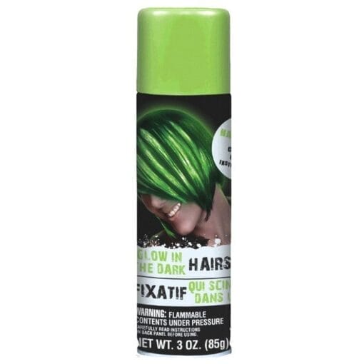 Glow In The Dark Temporary Hairspray 3Oz