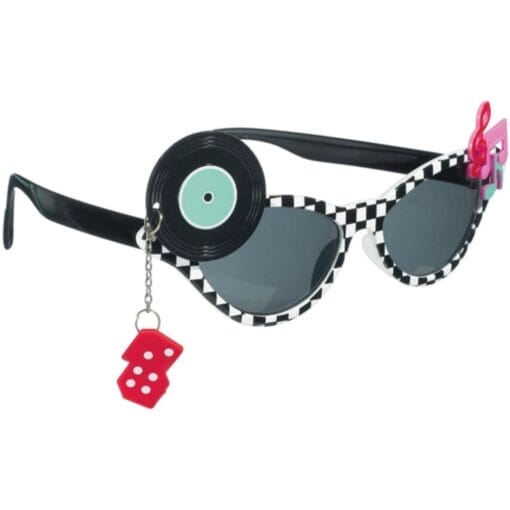 Media Diva 50'S Funshades Glasses