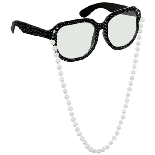 Grandma Glasses W/Faux Pearl Necklace Child Size