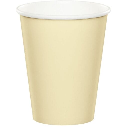 Ivory Cups Paper 9Oz 24Ct