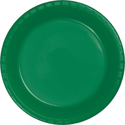 E Green Plate Plastic 10&Quot; 20Ct