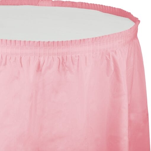 Classic Pink Tableskirt 14Ft