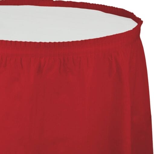 Classic Red Tableskirt 14Ft