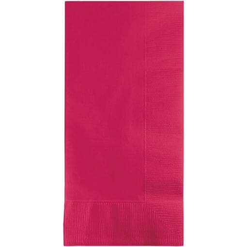 H Magenta Napkin, Dinner 1/8 Fld 50Ct