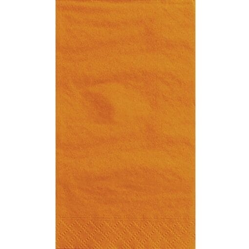 Pumpkin Orange Napkins Guest/Dinner 20Ct