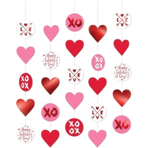 Hanging Valentine Decor 5Ct